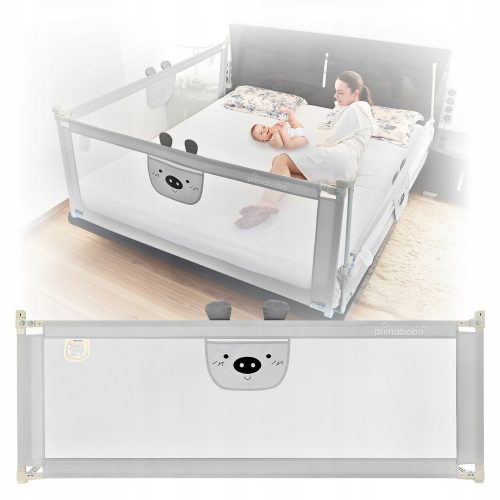 Posteljna ograja MIŠ 90 cm, zaščitna prevleka PRIMABOBO CE