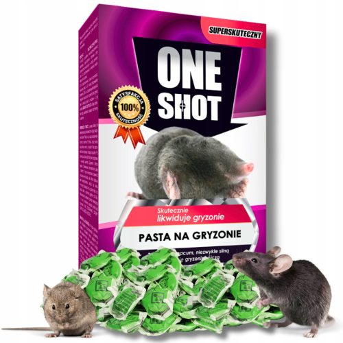 StrupOneShot, Močna pasta za zatiranje podgan, krtov, kun, voluharjev in glodalcev 2,5 kg
