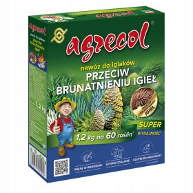   Agrecol granulirano gnojilo proti porjavenju iglavcev 1,2 kg 1 l