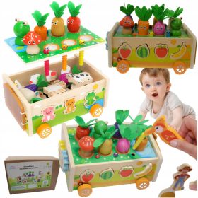    LOGIČNA IGRA KMETIJA SKILL SORTER ŽIVALI IN ČRVI MONTESSORI