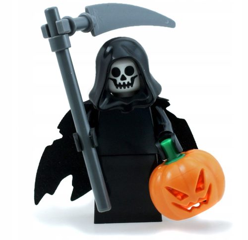 LEGO Konec Grim Reaperjevega žetve s bučno koso Grim Reaper + Jack O'Lantern noč čarovnic