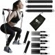 Fitnes palica MuscleForge® z 4 odpornimi trakovi za pilates