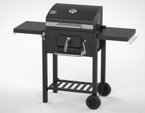  ŽAR NA OGLJE BBQ VRTNI POKROV POSODA ZA PEPEL ROČ
