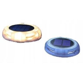  Vgradna solarna svetilka OnLight, bela, 9 cm, 2 kom.