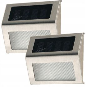  Martom vgradna solarna svetilka srebrna 8 cm 2 kom.