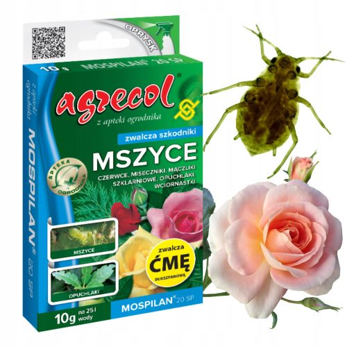 MOSPILAN ZATIRA ŠKODLJIVCE, LISTNE UŠI, PUŠMARJEVE MOLJE 10g AGRECOL