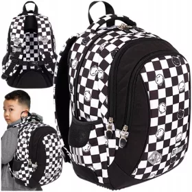   Večpredstavnostni šolski nahrbtnik ST.RIGHT bela/črna 20 l