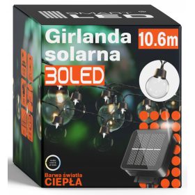 Solarna girlanda Smartled 1060 cm, črna