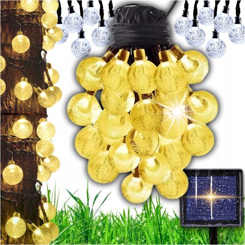 MAXSELL vrtna girlanda s solarnimi LED lučmi 490 cm