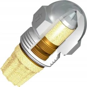   AFRISO Visokokakovostna šoba za oljni gorilnik 0,60 USgal/h 45° polna 06045SF