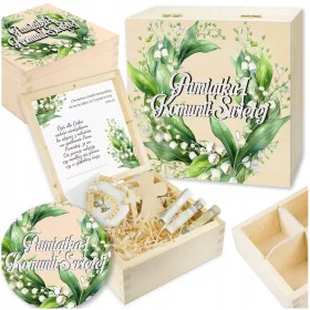   Spominek ob prvem svetem obhajilu, obhajilni dar, škatla ŽELJE