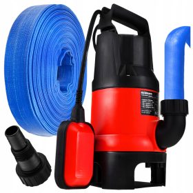    Heidmann potopna črpalka 1600 W 8000 l/h + cev Mar-pol 20 mx 26 mm