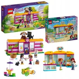   LEGO Friends Kavarna pri zavetišču + LEGO Friends Trgovina z modnimi dodatki