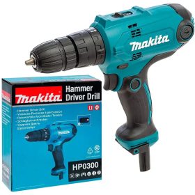 Makita Kabelski Udarni Vrtalnik, Pogon 230 V HP0300