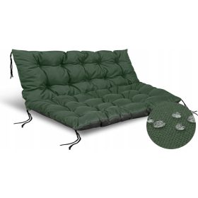   Gugalnične blazine za vrt 120x80x40 cm, nepremočljive, zelene barve