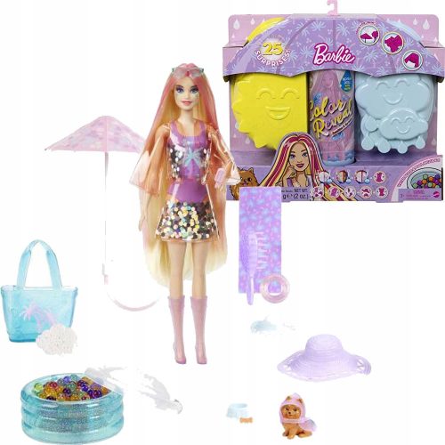Barbie Color Reveal Sonce in Dež Darilni Set
