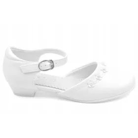 Pantofelj za obhajilo za deklice Badoxx, bela, št. 35