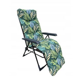 Blazina za ležalnik z podnožjem 160 x 48 x 8 večbarvna