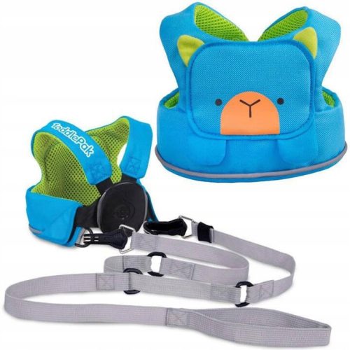 Varnostni pas za učenje hoje Trunki, modri odtenki