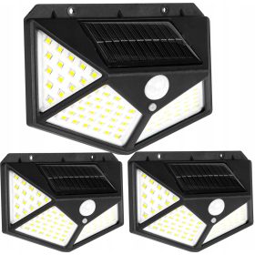   Vrtna svetilka Solaris 3x LED z močnim senzorjem gibanja za zunanjo uporabo