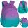 Večnamenski šolski nahrbtnik CoolPack Shades of purple, Shades of green 21 litrov