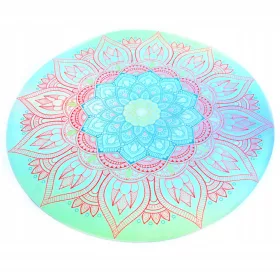   Okrogla podloga za meditacijo Midex 67 cm x 67 cm, večbarvna