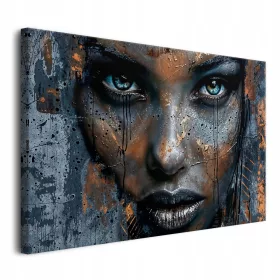   Stenska slika na platnu za dnevno sobo, portret ženske, dimenzije 80x120cm