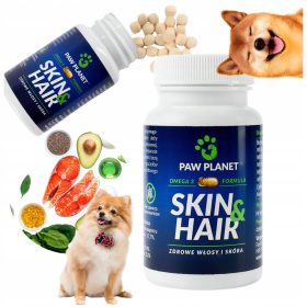   Paw Planet® Skin & Hair tablete za dlako psa - Vitamini Omega3 60 kosov