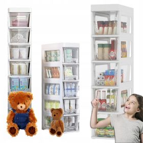 REGAL Z PÓLICAMI IN PREDALI, BELO 5 PREDALOV, KOMODA