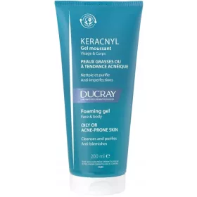   DUCRAY KERACNYL Gel za umivanje obraza za kožo z nepravilnostmi 200ml