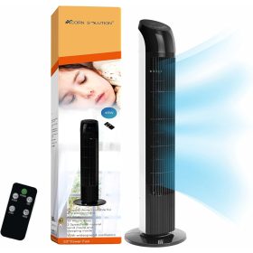  Stebrni ventilator Acorn Prado RC, črn