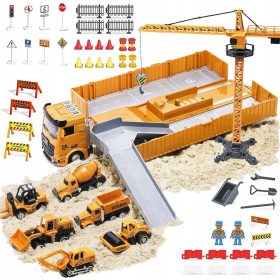   Točke viličar tovornjak gradbeniško vozilo kiper mešalec cementa znaki