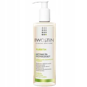   Iwostin Purritin, Aktiven Čistilni Gel za Mastno in Aknasto Kožo, 300 ml