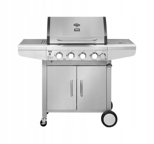  Vrtni plinski žar 4+1 17,4 kW litoželezna rešetka Teesa BBQ 5001 Master