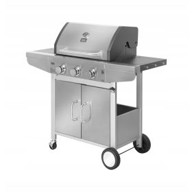  Teesa BBQ Plinski žar 3 gorilniki prostor za steklenico