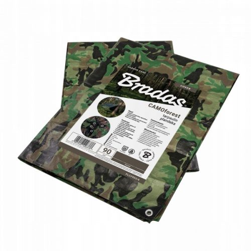 Militarna Planika CAMOforest 3 x 4m, 90g/m2, Maskirna Barva za Zaščito