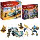 LEGO Ninjago Zaneov zmaj Spinjitzu avto 71791 + LEGO Ninjago Jayev bojni meh 71805