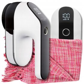   Električni brivnik za oblačila ADLER EUROPE - Odstranite mehčanje in vozle s stilom! 
 Golarka, ki osveži vaše tkanine s stilom! 

▶️ Zaslon LED:
- Indikator polnjenja
- Indikator nivoja baterije
-