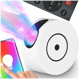   PROJEKTOR ZVEZDNATEGA NEBA LED LASERSKA LUČ ZVOČNIK NOČNA LUČKA + DALJINSKI UPRAVLJALNIK