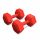 Dumbbells uteži za fitnes vaje 2x5kg kompozitni šesterokotni set