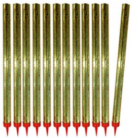   Fontana za torte "Zlati čarobni trenutek", Triplex, 25 cm, 12 kosov