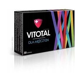   Vitotal za moške - Vitaminsko-mineralni kompleks s 30 tabletami