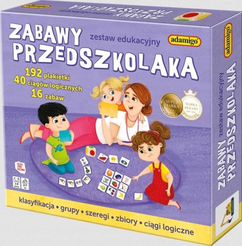 Adamigo Predšolski Komplet Zabavne Učne Igre za Otroke