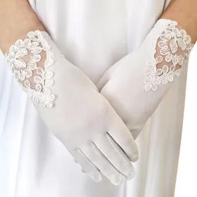  Komunijne rokavice s čipko za sveto obhajilo, polno obhajilo RKC68