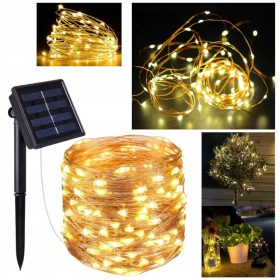 Vrtna girlanda Aigostar 1200 cm solarna