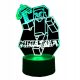 3D LED USB nočna lučka Minecraft