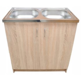   Kuhinjska omarica pod umivalnikom 80x46,5 cm, sonoma hrast Deftrans