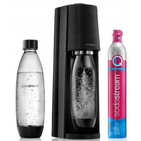 SodaStream Terra Črni Saturator + Buteljka Fuse 1L