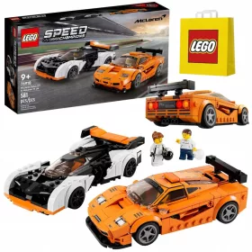   LEGO Hitrostni prvaki 76918 McLaren Solus GT in McLaren F1 LM 2x komplet + LEGO papirnata vrečka