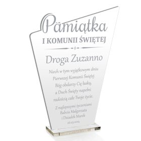 Statuetka z individualnim graviranjem 52-P